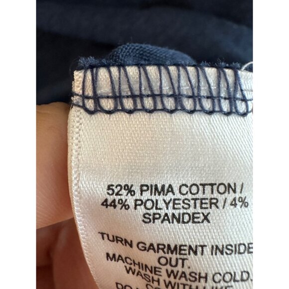 Jim Nantz By Vineyard Vines 2XL Mens Polo Shirt Blue Pima Cotton Polyester & Spa - Picture 4 of 4